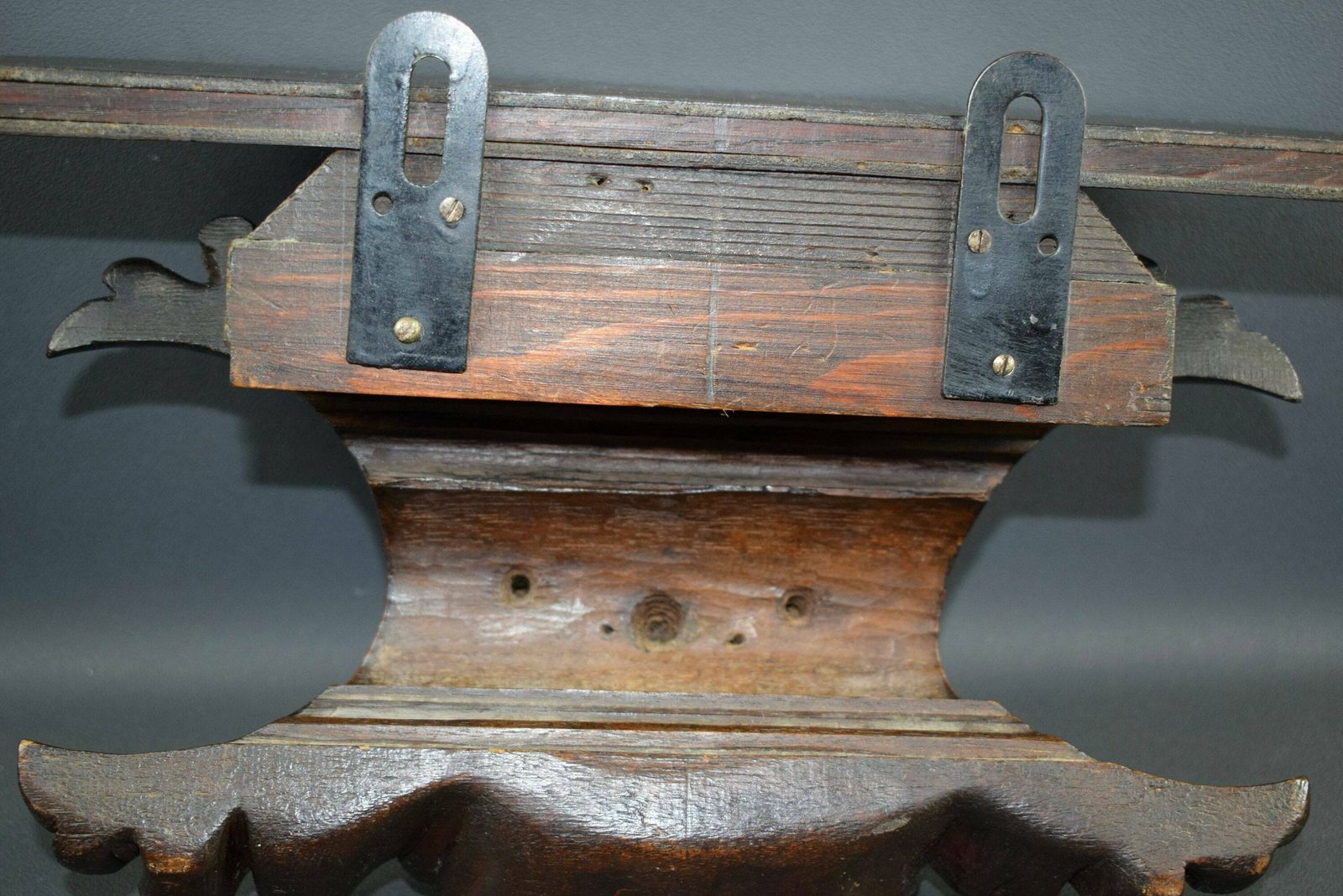 French Antique Gothic Walnut Hand Carved Wood Corbel Shelf Sconce Wall Bracket Mascaron photo buy