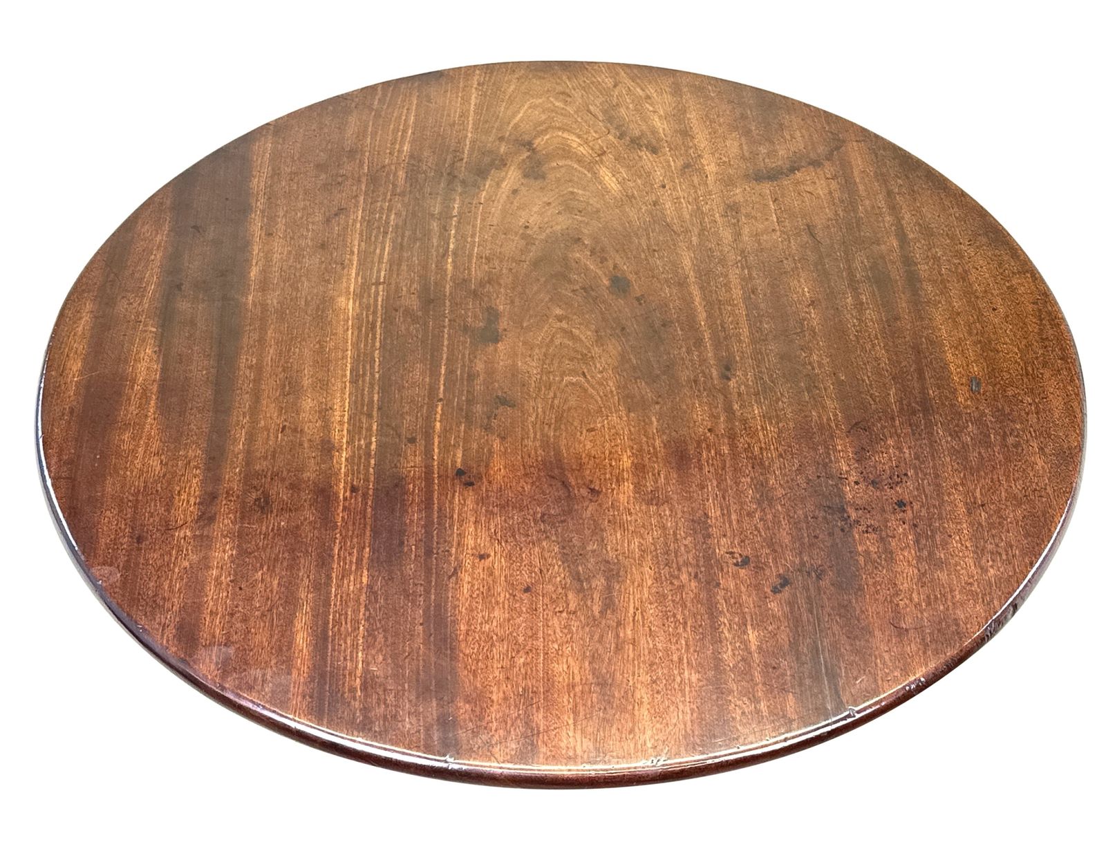 Large Georgian 18th Century Mahogany Tripod Table (England, Circa 1750) photo vintage
