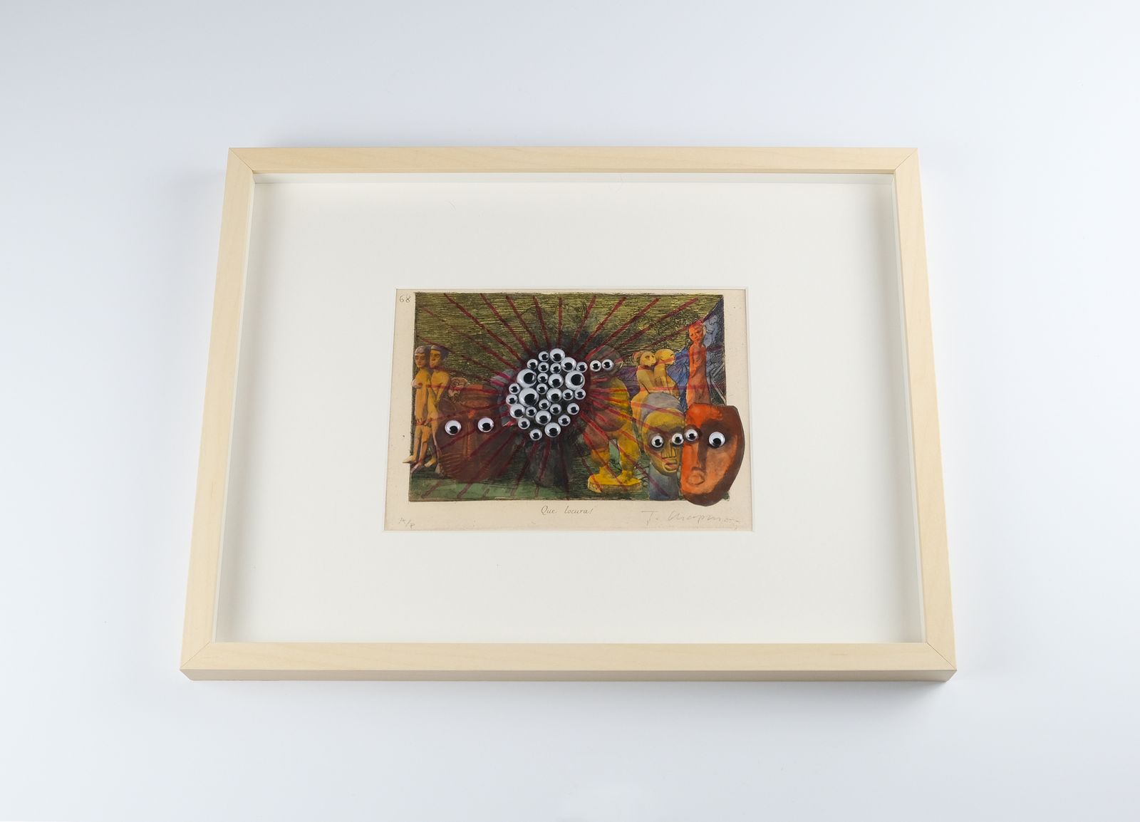 Jake Chapman 'The World Is Deeper Than The Day Thinks' Unique Signed Ap, 2022 photo Art