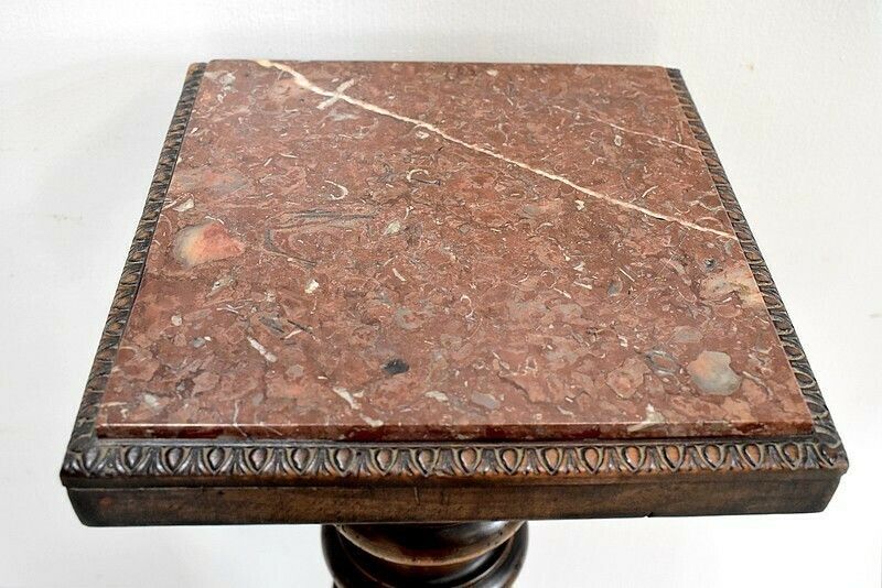 Column With Marble Top , 20th, 1920s photo furniture