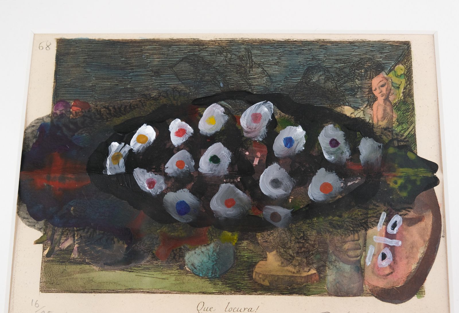 Jake Chapman 'Me Myself And Eye' Unique Hand Painted Signed & Numbered Ap, 2022 photo vinterior