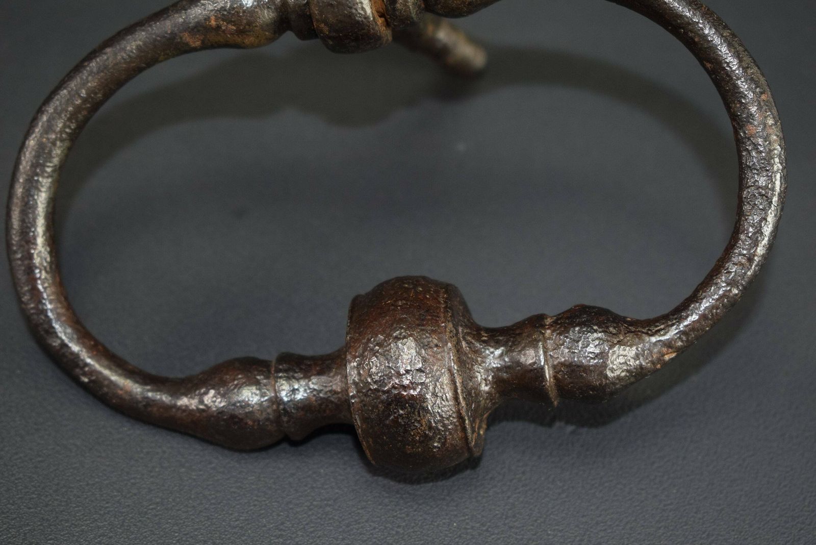 French Antique Wrought Iron Doorknocker 18th Century photo furniture