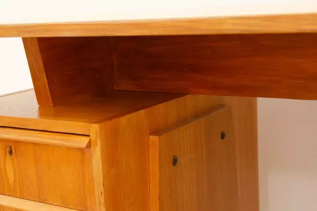 photo vinterior Fully Renovated Czechoslovak Huge Writing Desk, 1970´S, Central Europe