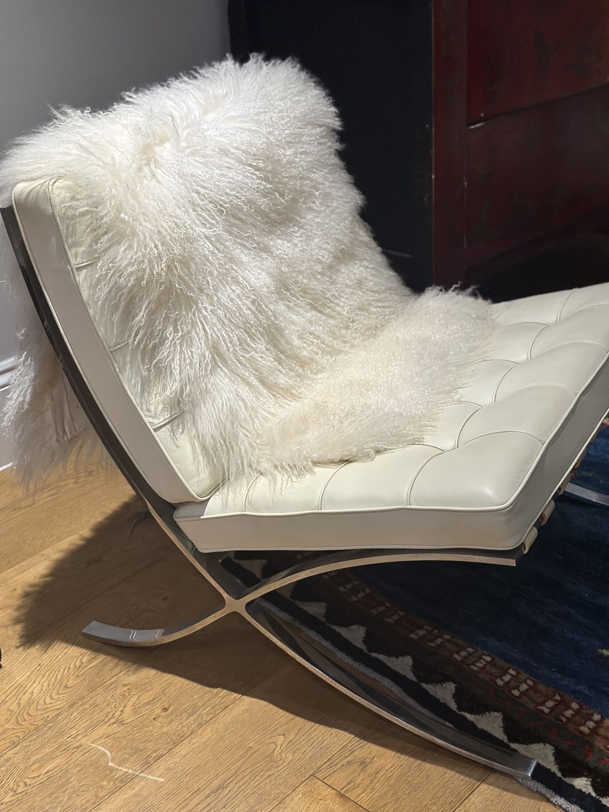 Barcelona Chair By Knoll, Late 20th Century