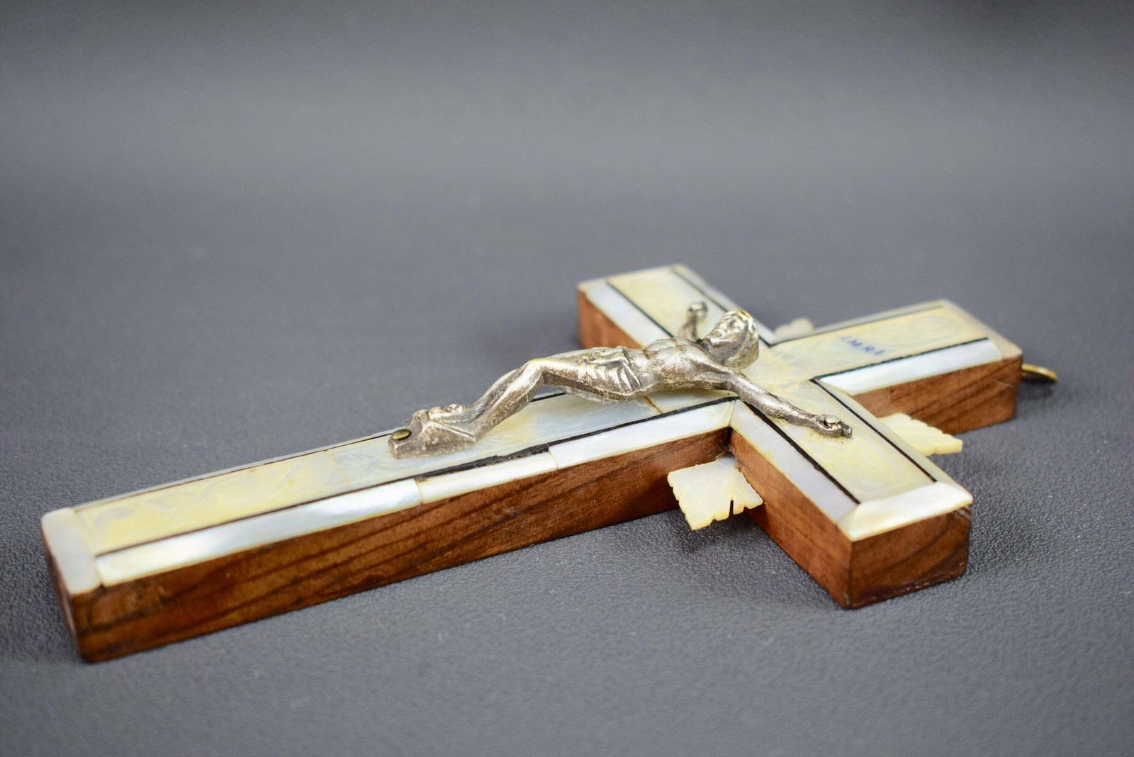 photo furniture Antique Carved Mother Of Pearl Cross Pendant Jerusalem Crucifix With Stations Of The Cross Holy Land Souvenir From Jerusalem