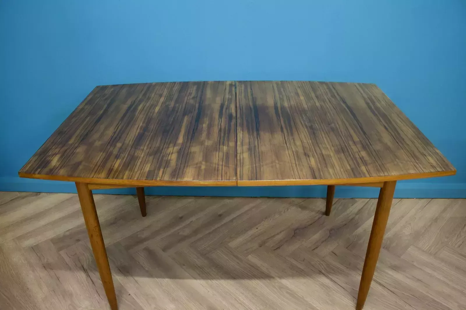 Mid Century Walnut Extending Dining Table