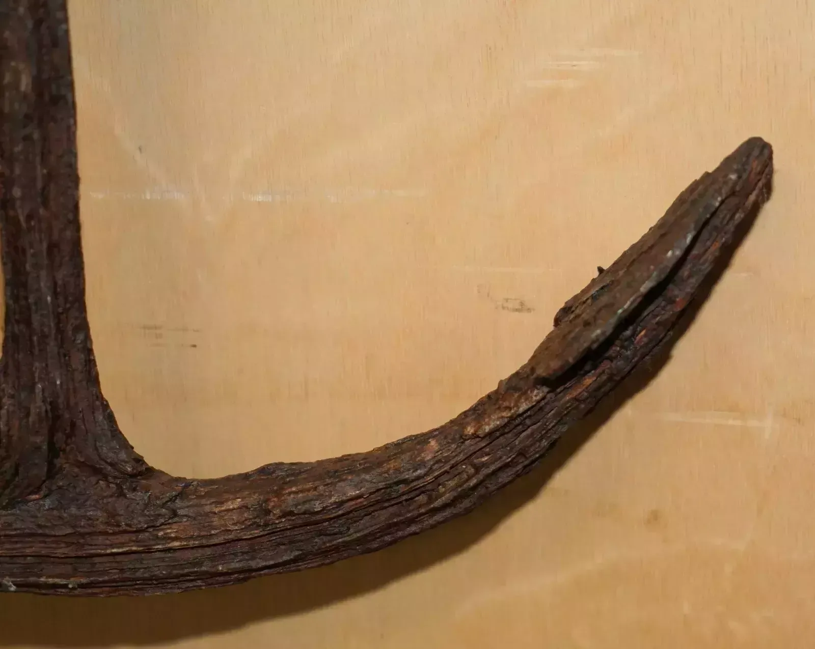 Antique Circa 1640 Original Heavily Worn English Ship's Anchor From Penzance photo vintage