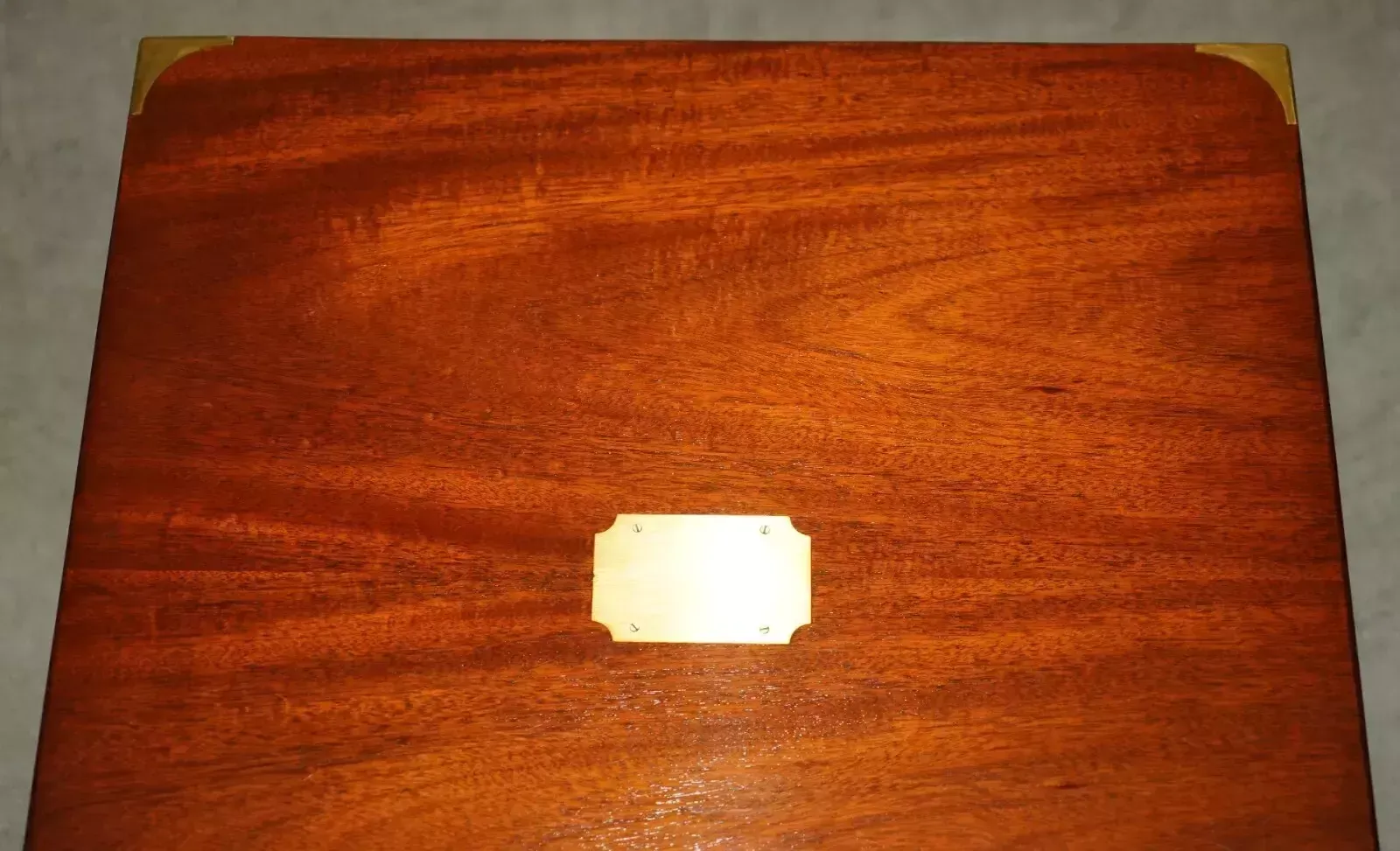 Fine Pair Of Harrods Kennedy Mahogany Military Campaign Single Drawer Tables photo buy