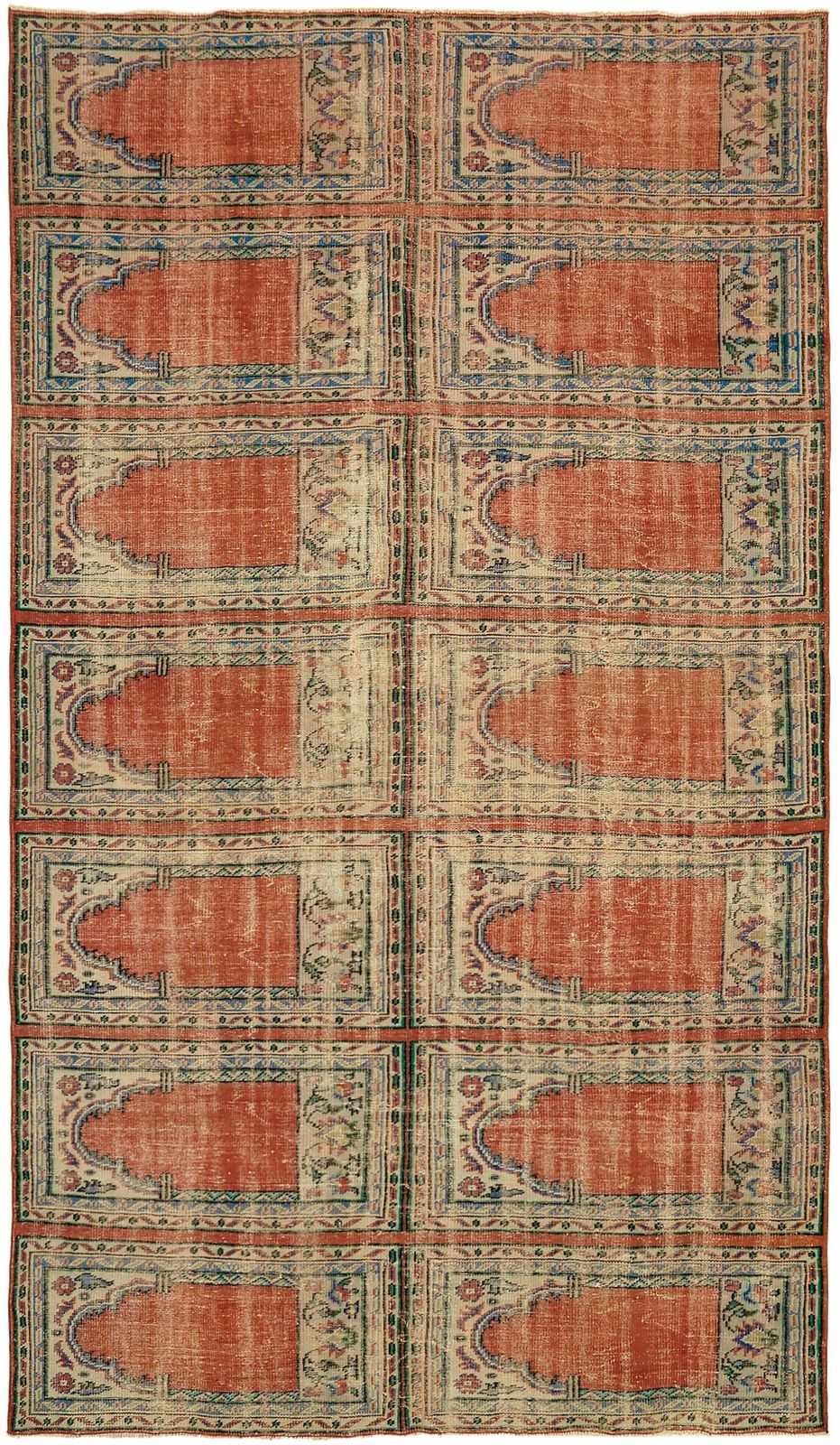 7x13 Beige Vintage Large Area Rug   44712   Deneme22