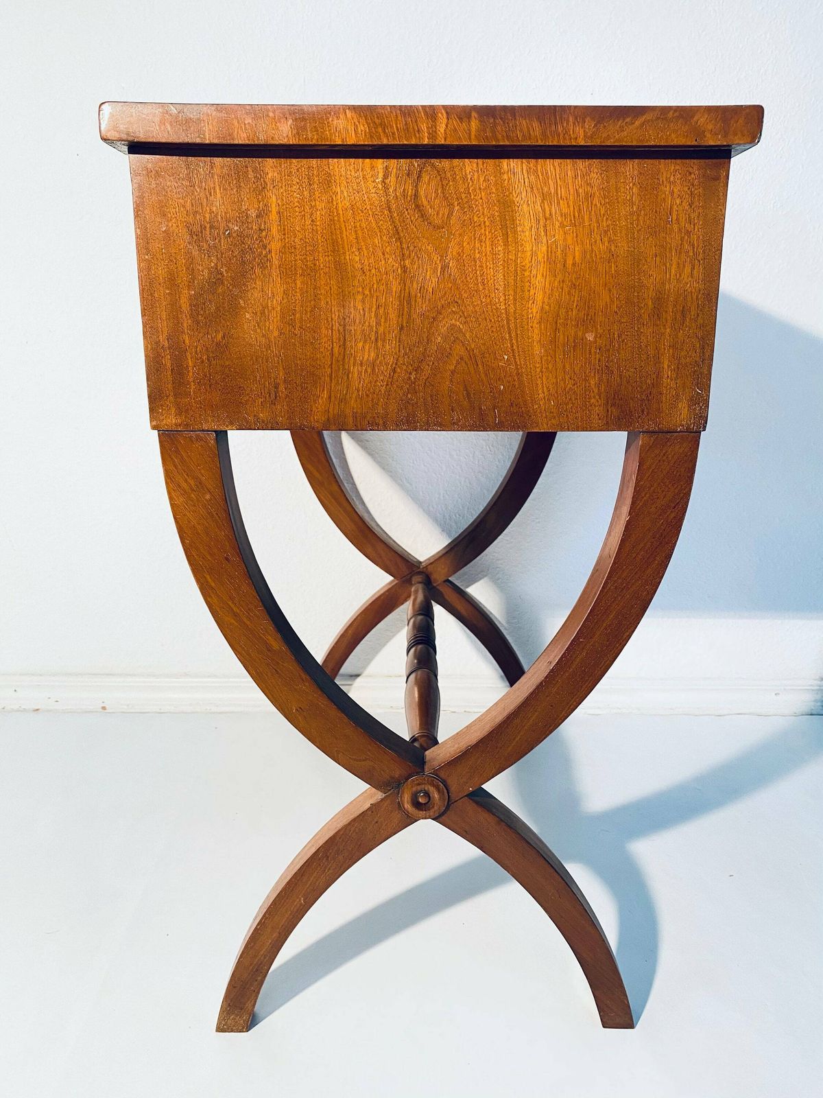 Antique Biedermeier Wooden Sewing Table Writing Desk / 1830s Furniture photo 1055.0