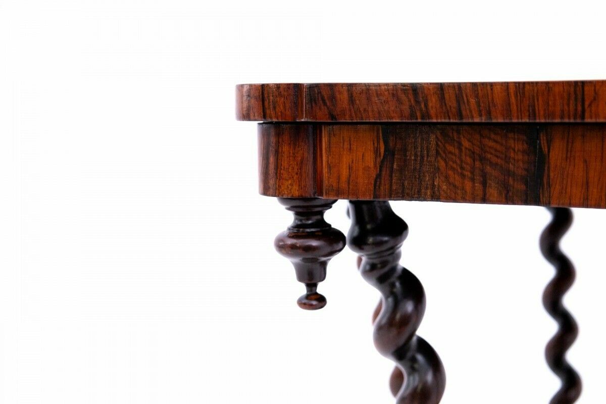 Inlaid Table, France, Circa 1880. After Renovation. photo vinterior