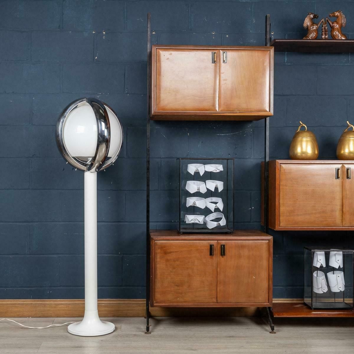photo furniture A 20th Century Italian "Space Age" Floor Lamp With Hand Blown Venetian Glass