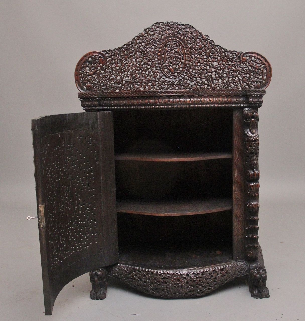 A Superb Quality 19th Century Anglo Indian Cabinet photo for sale