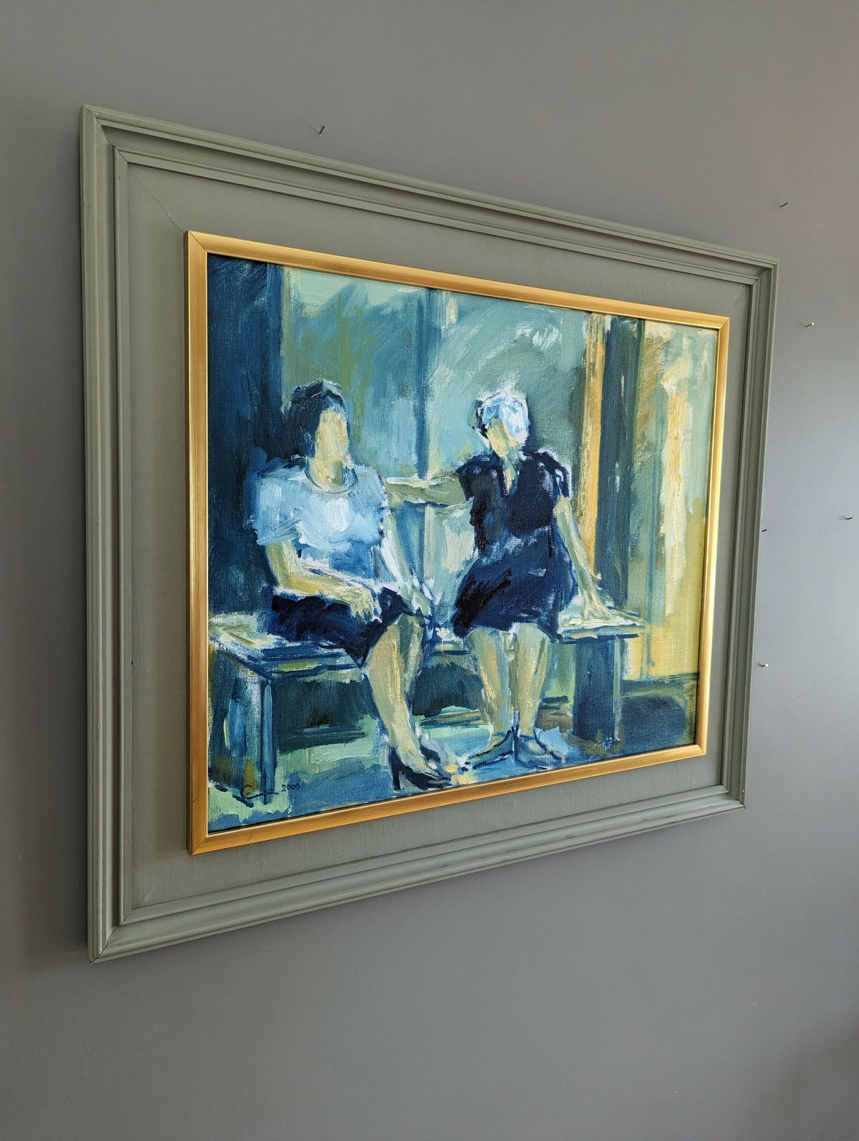 Comfort Oil Painting, 2000s, Contemporary photo Art