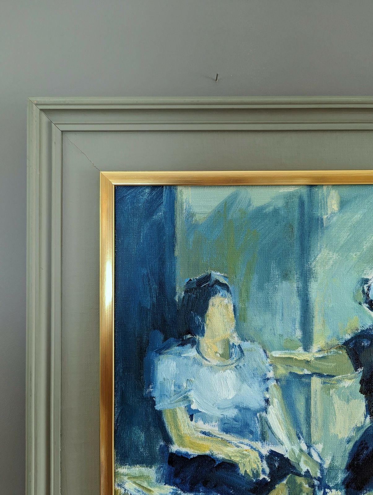 Comfort Oil Painting, 2000s, Contemporary photo 495.0
