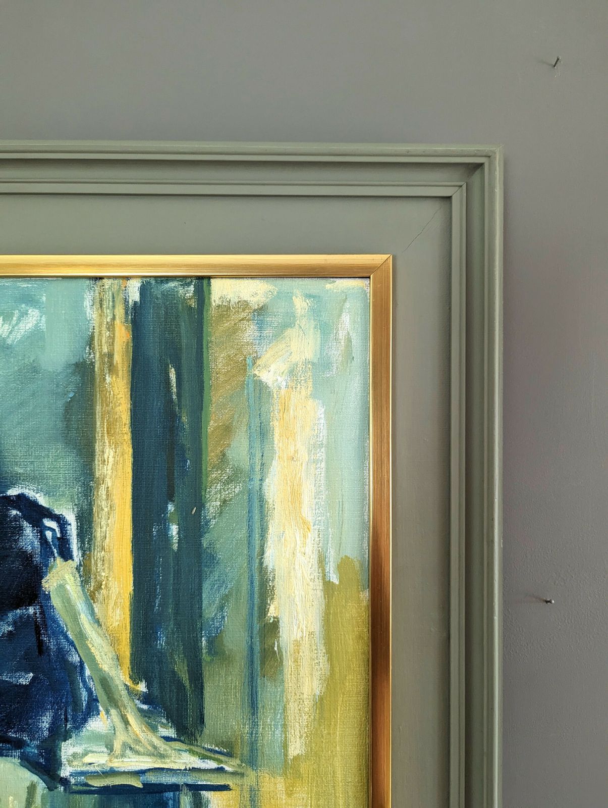 Comfort Oil Painting, 2000s, Contemporary photo vinterior