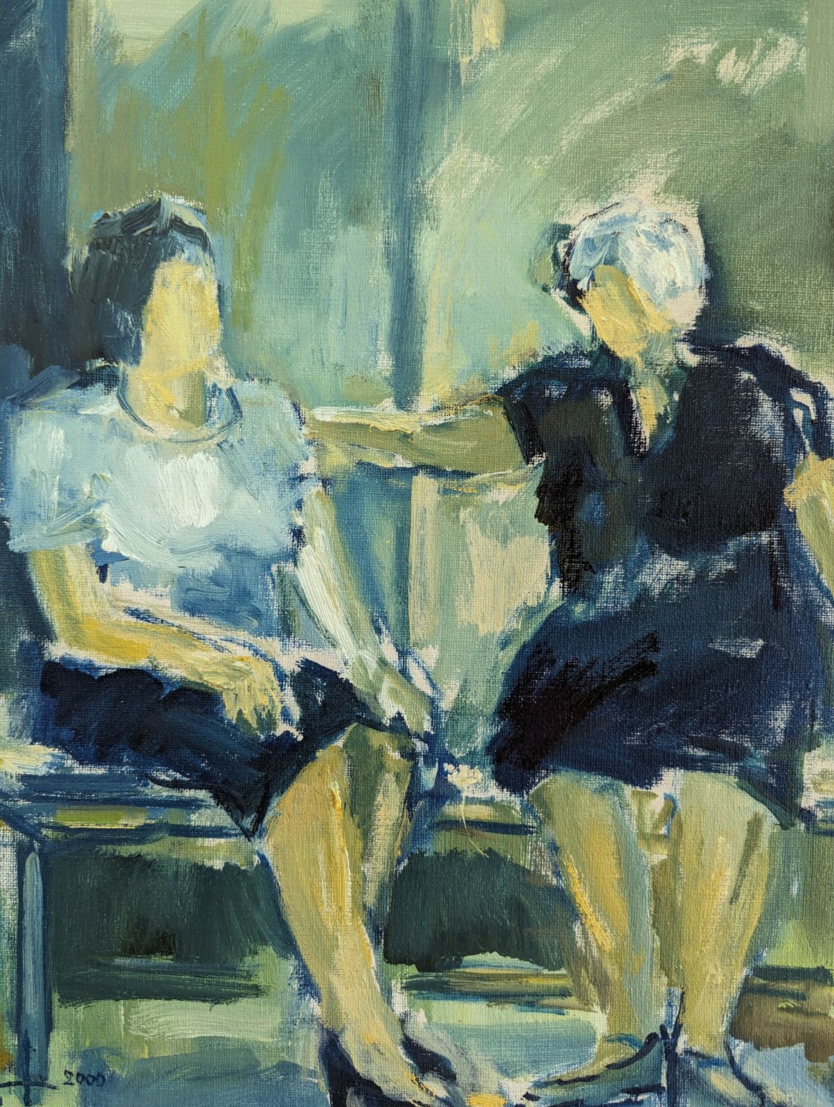 photo for sale Comfort Oil Painting, 2000s, Contemporary