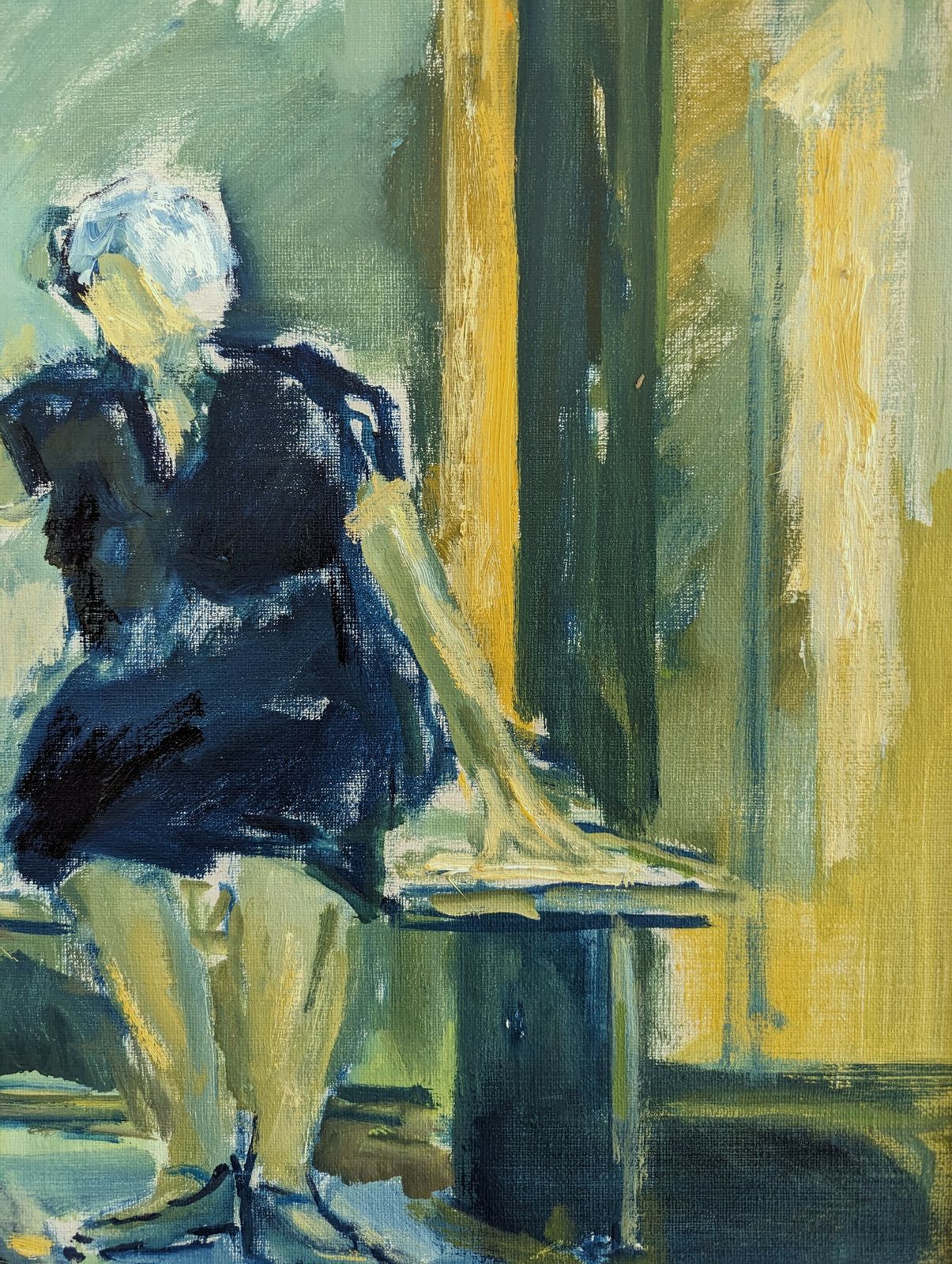 Art Comfort Oil Painting, 2000s, Contemporary photo