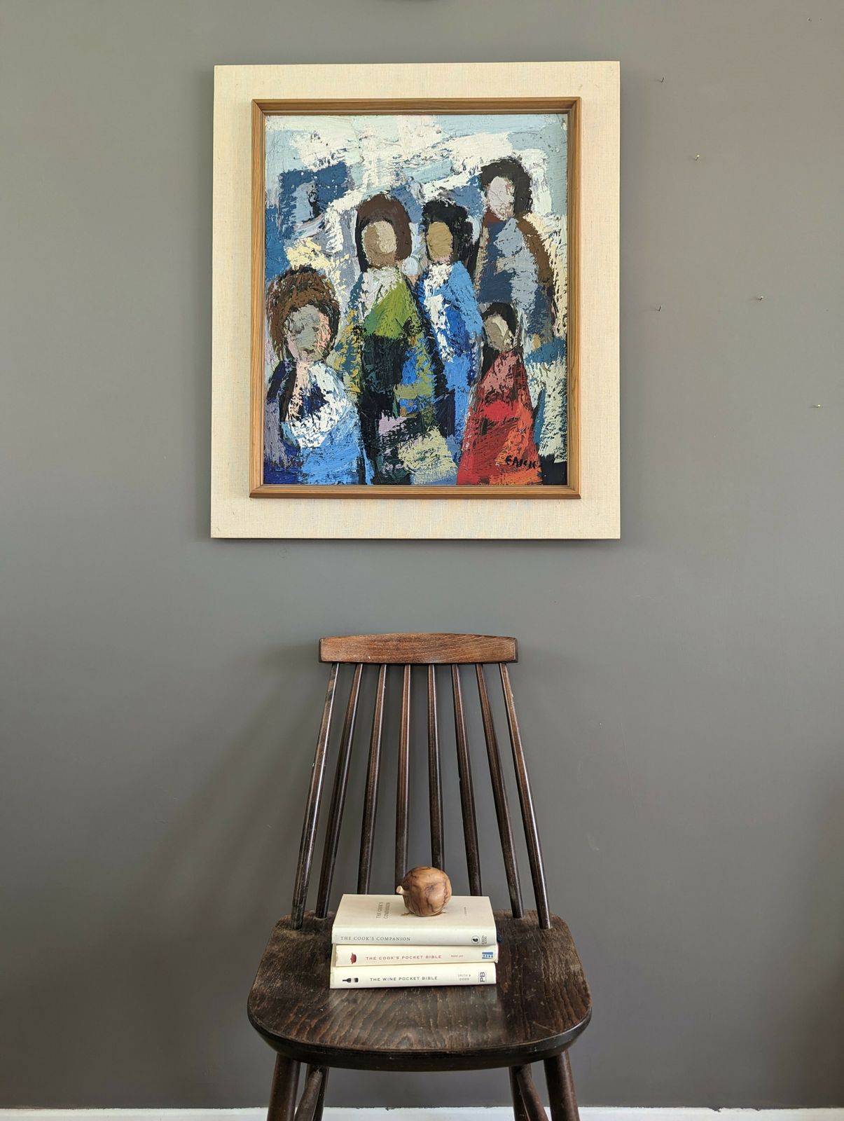 All At Once Oil Painting, Modernist photo vinterior