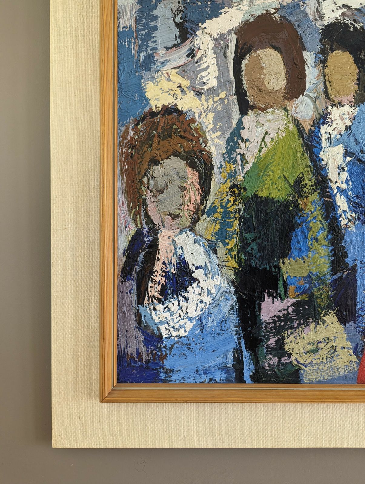 561.0 All At Once Oil Painting, Modernist photo