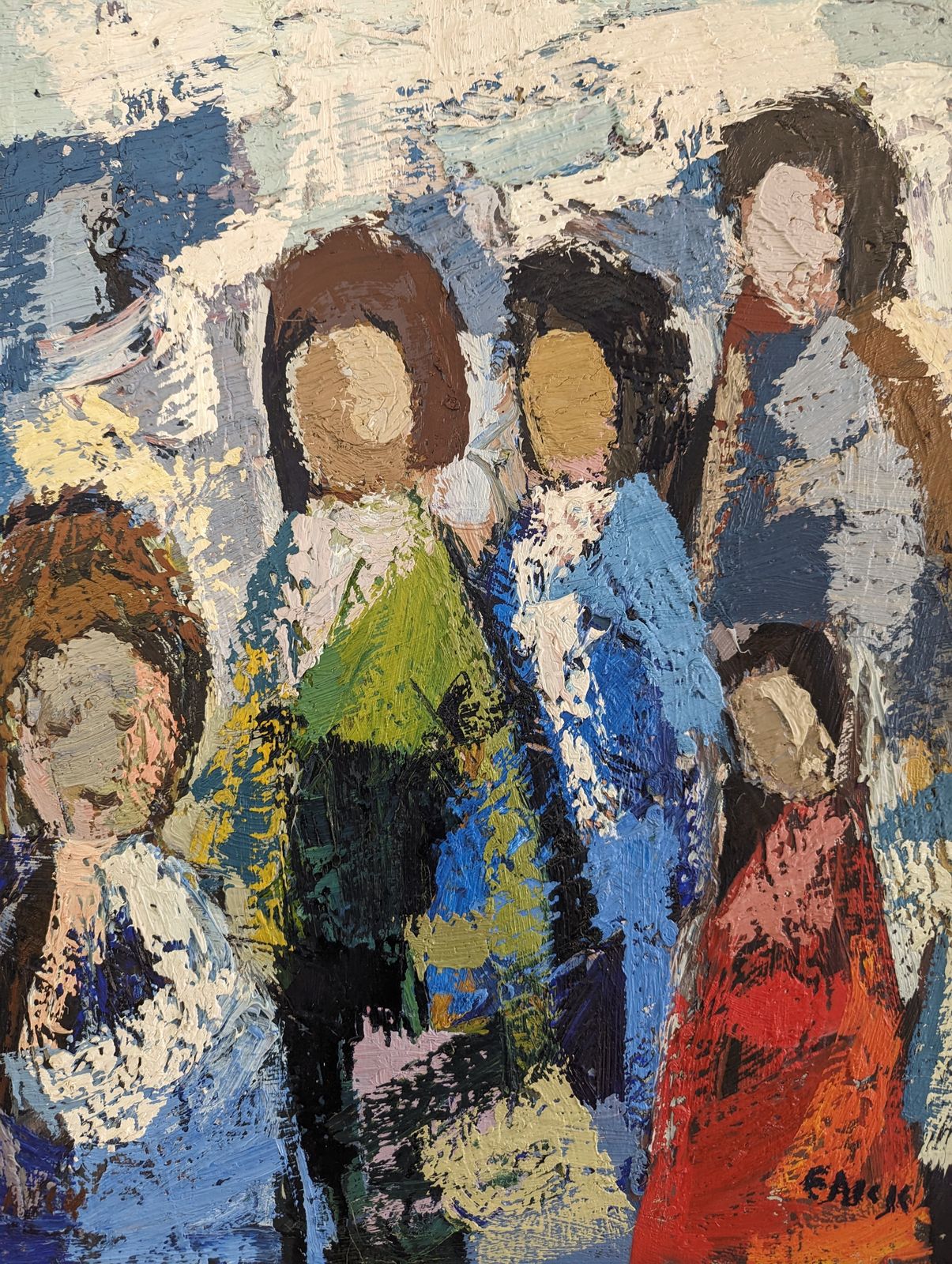 photo vinterior All At Once Oil Painting, Modernist