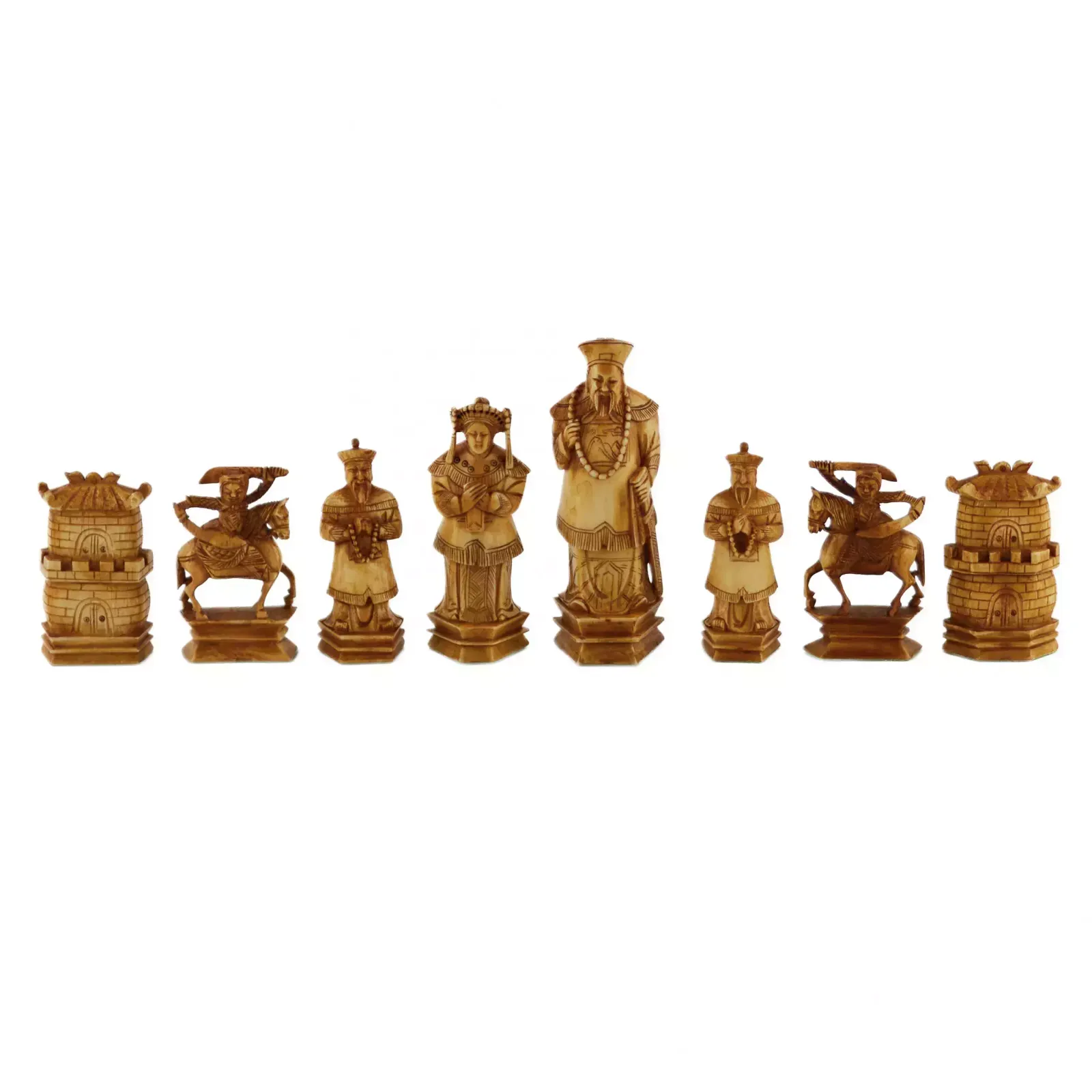 photo furniture A Beautiful Set Of Chinese Ivory Chess Pieces. The Turn Of The 19th 20th Centuries.