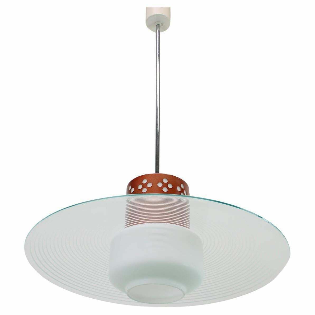 Midcentury Pendant By Valašské Meziříčí, Czech Republic, 1970s