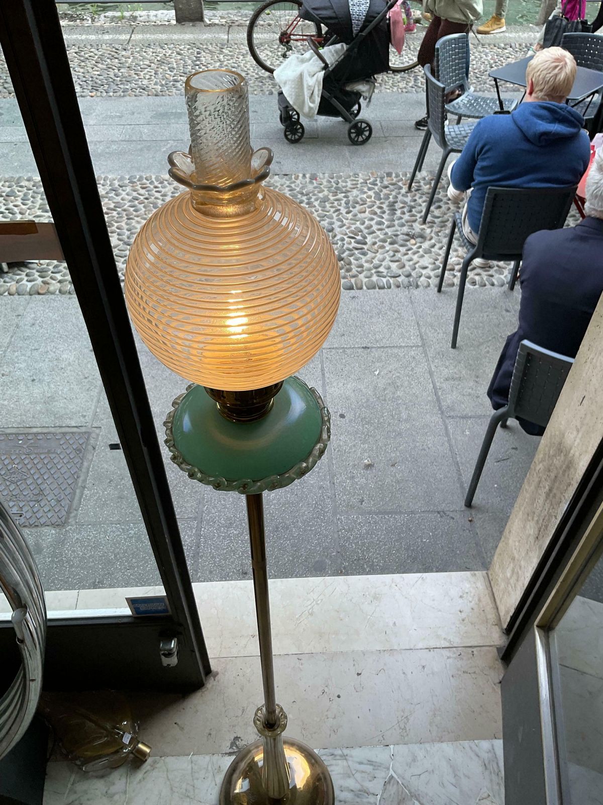 Lighting Seguso   Lampada Da Terra In Vetro Di Murano   Made In Italia   1960 photo