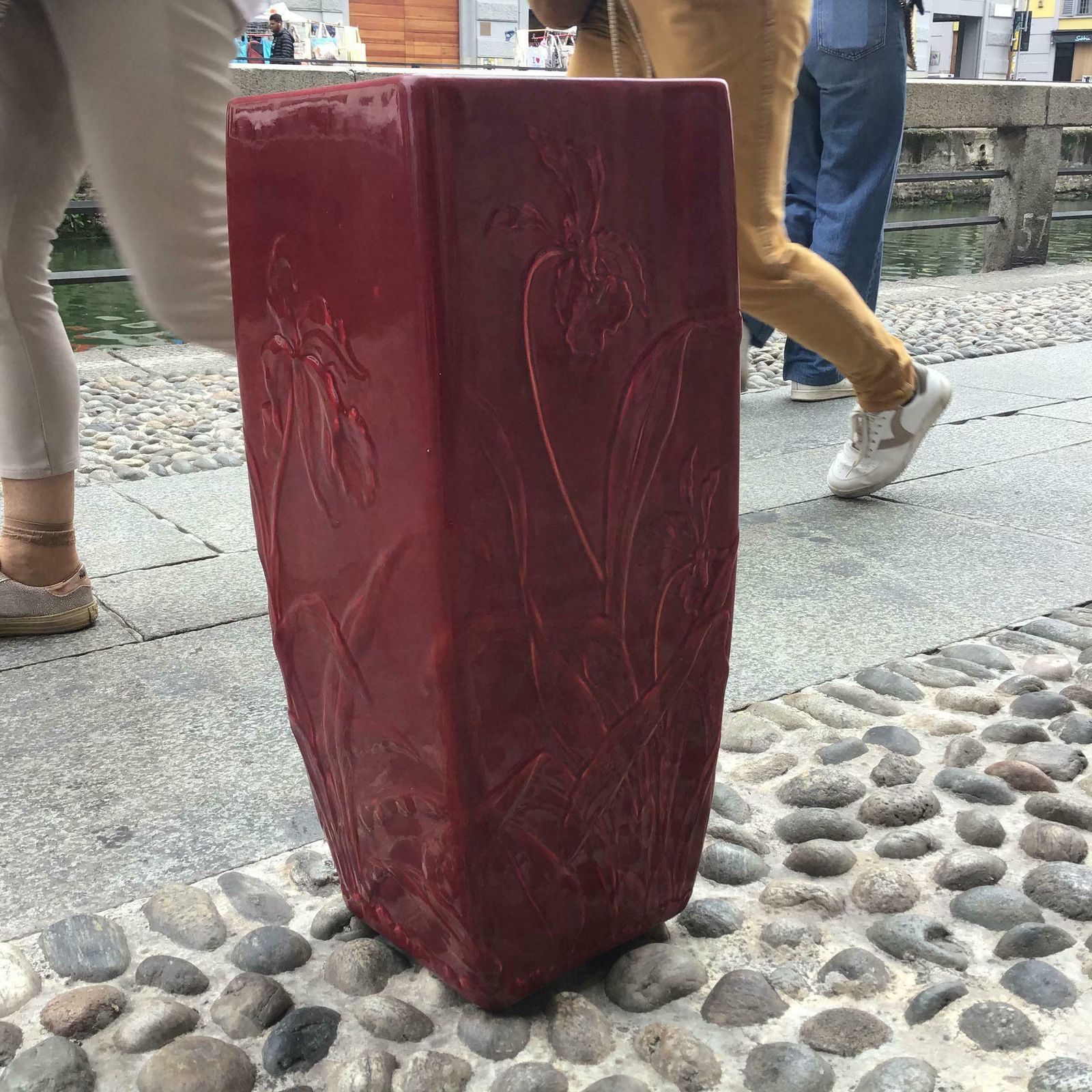 Guido Andlovitz Vase Portaombrelli Ceramica 1930 Italy photo vintage