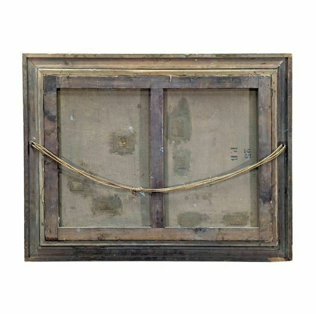 photo for sale Oil On Canvas Still Life With Sea Urchins And Lemons Signed Bouchet 1903