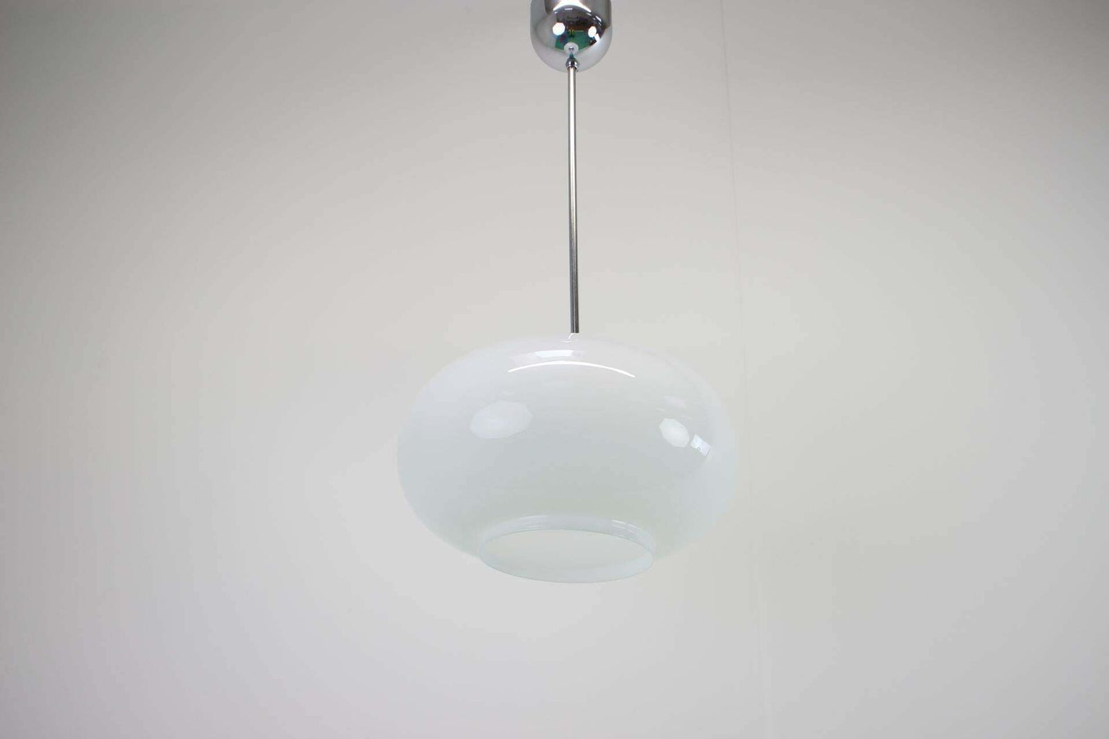 Mid Century Chandelier By Valasske Mezirici, 1970's photo Lighting