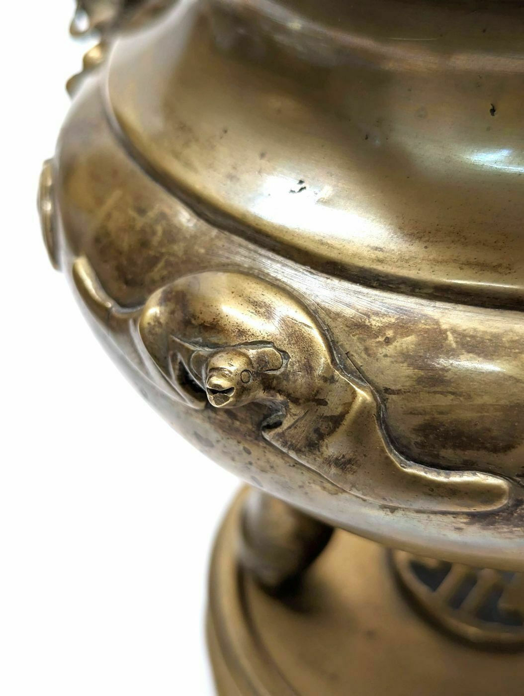 Chinese Bronze Incense Burner 19th Century photo vintage