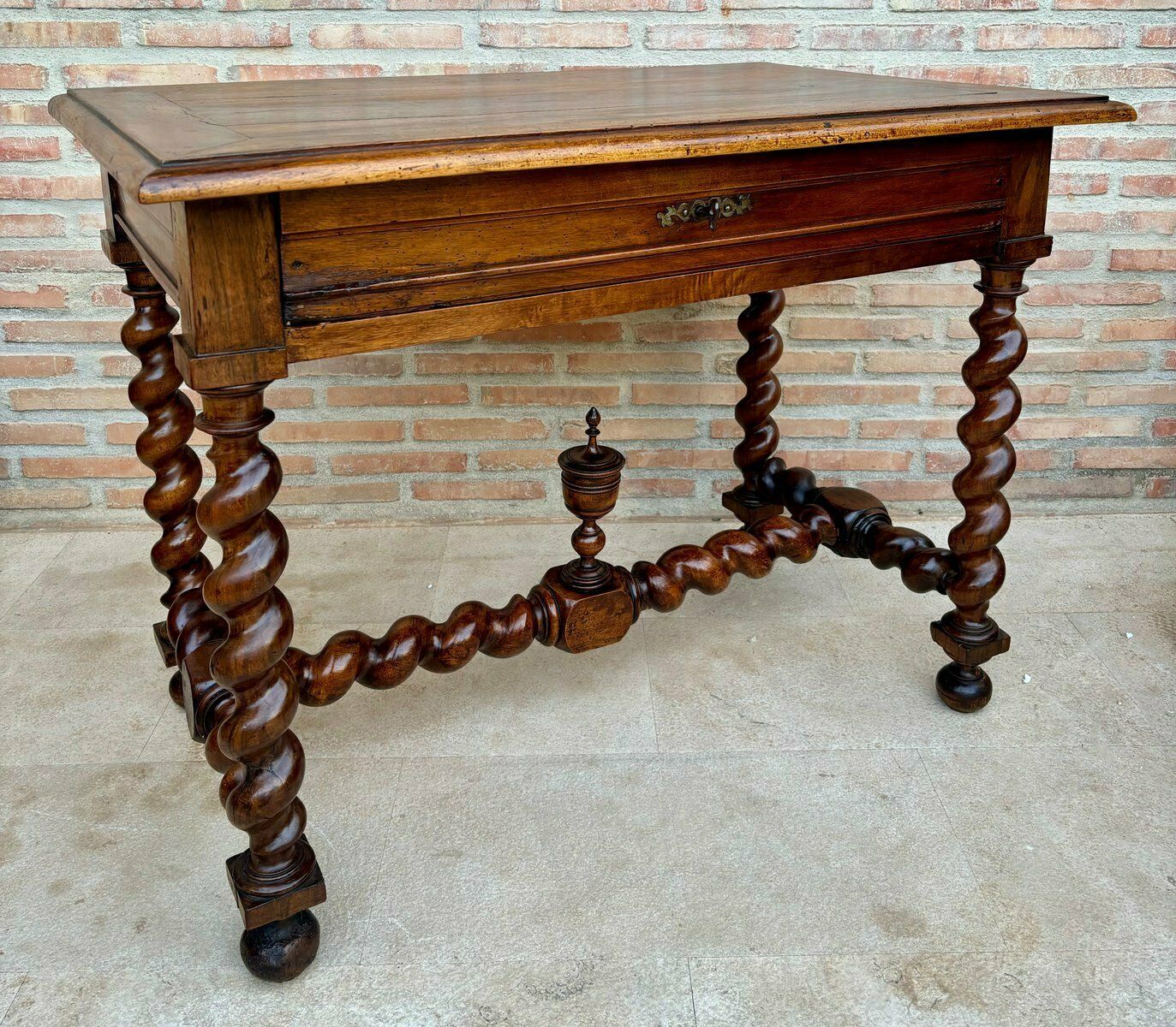 photo buy Antique French Walnut Desk, 1800s