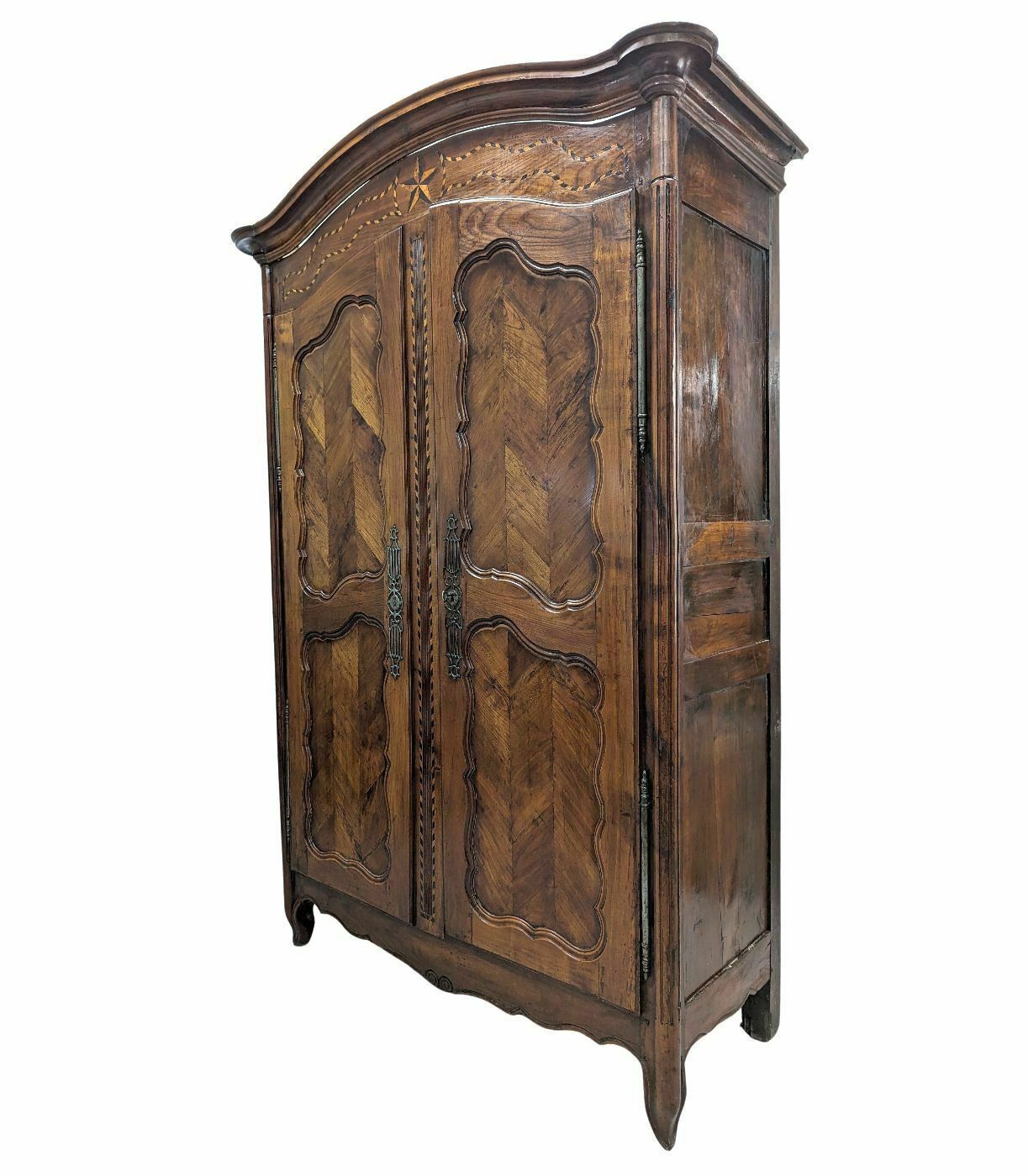 Louis XV Wedding Dauphinoise Wardrobe From The 18th Century In Walnut photo furniture