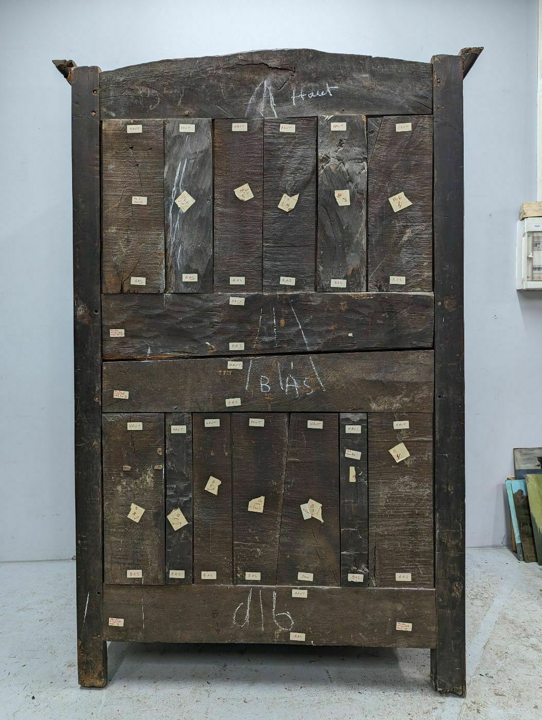 Louis XV Wedding Dauphinoise Wardrobe From The 18th Century In Walnut photo 1595.0
