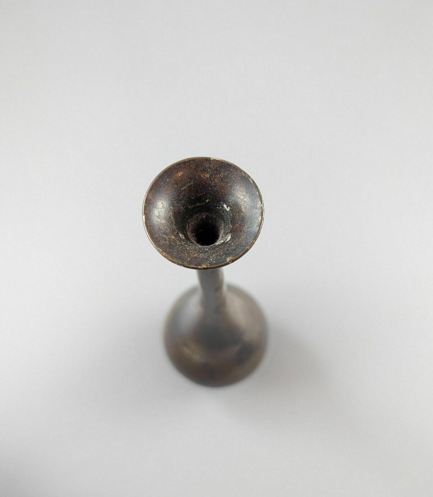 Antique Japanese Bronze Vase 19th Century, Late Mieji Period photo vintage