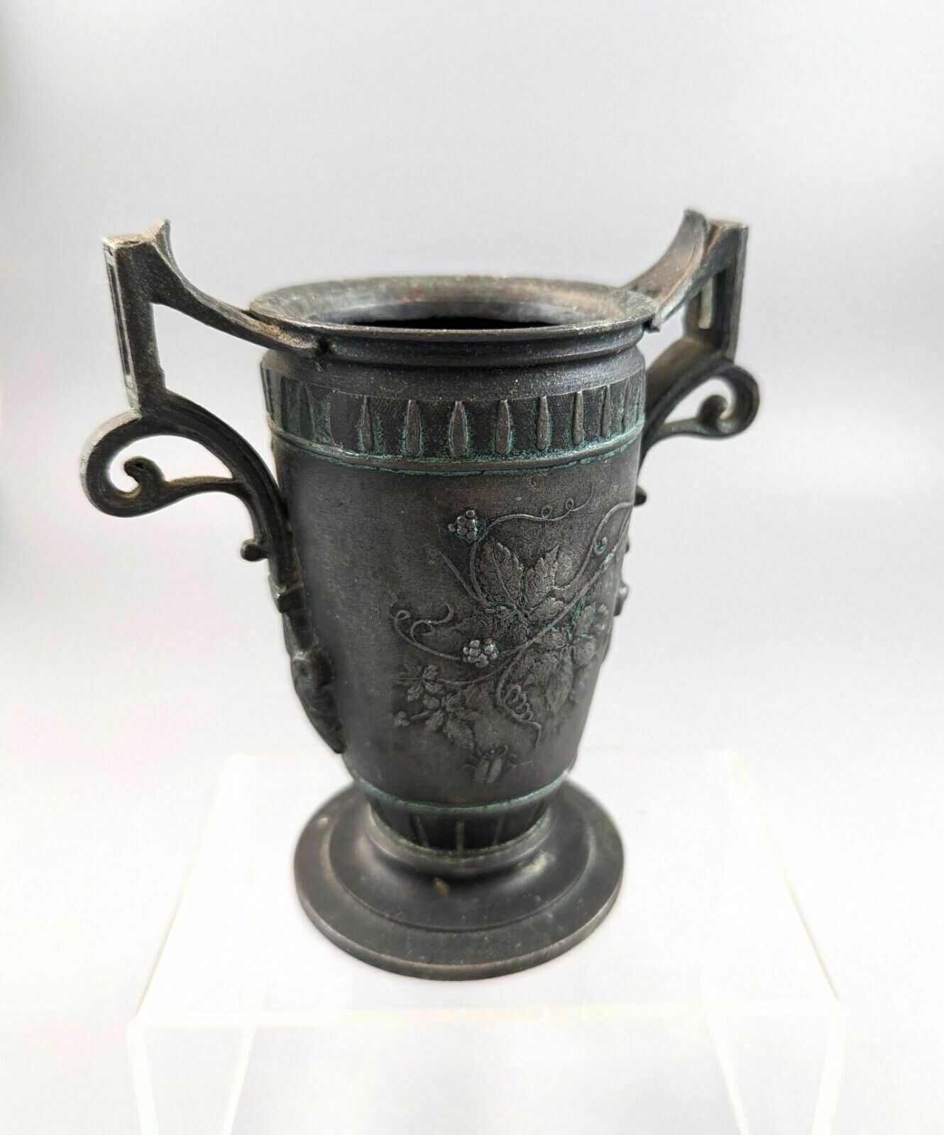 A Classical Greek Style Pewter Amphora Jules Brateau, Circa 1900. photo Home Decor