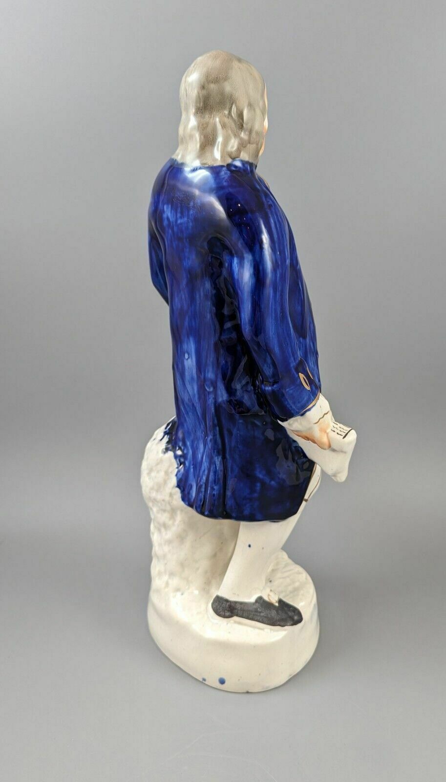 Rare Staffordshire Figure Of Benjamin Franklin Named Washington,Circa1860. photo buy