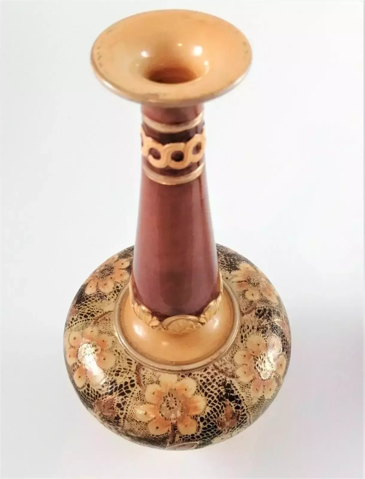 Late 19th Century Royal Doulton Slater's Patent Vase,Set Of 2 photo vintage