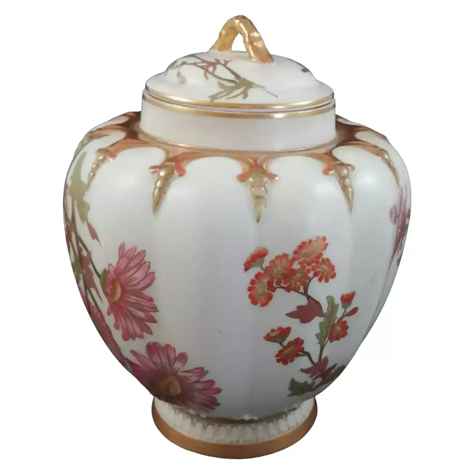 A Royal Worcester Jar And Cover For Stonier & Co., Liverpool, The Stuart ,1889 photo furniture