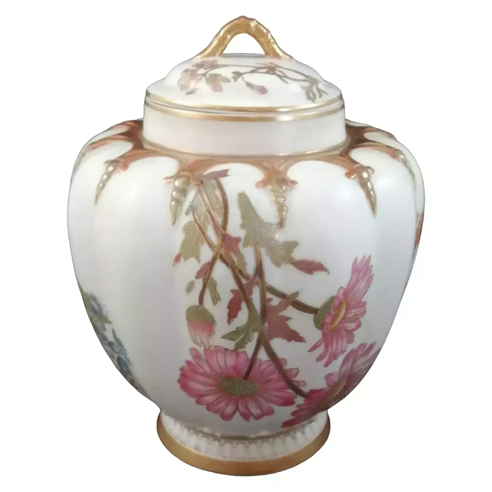 250.0 A Royal Worcester Jar And Cover For Stonier & Co., Liverpool, The Stuart ,1889 photo