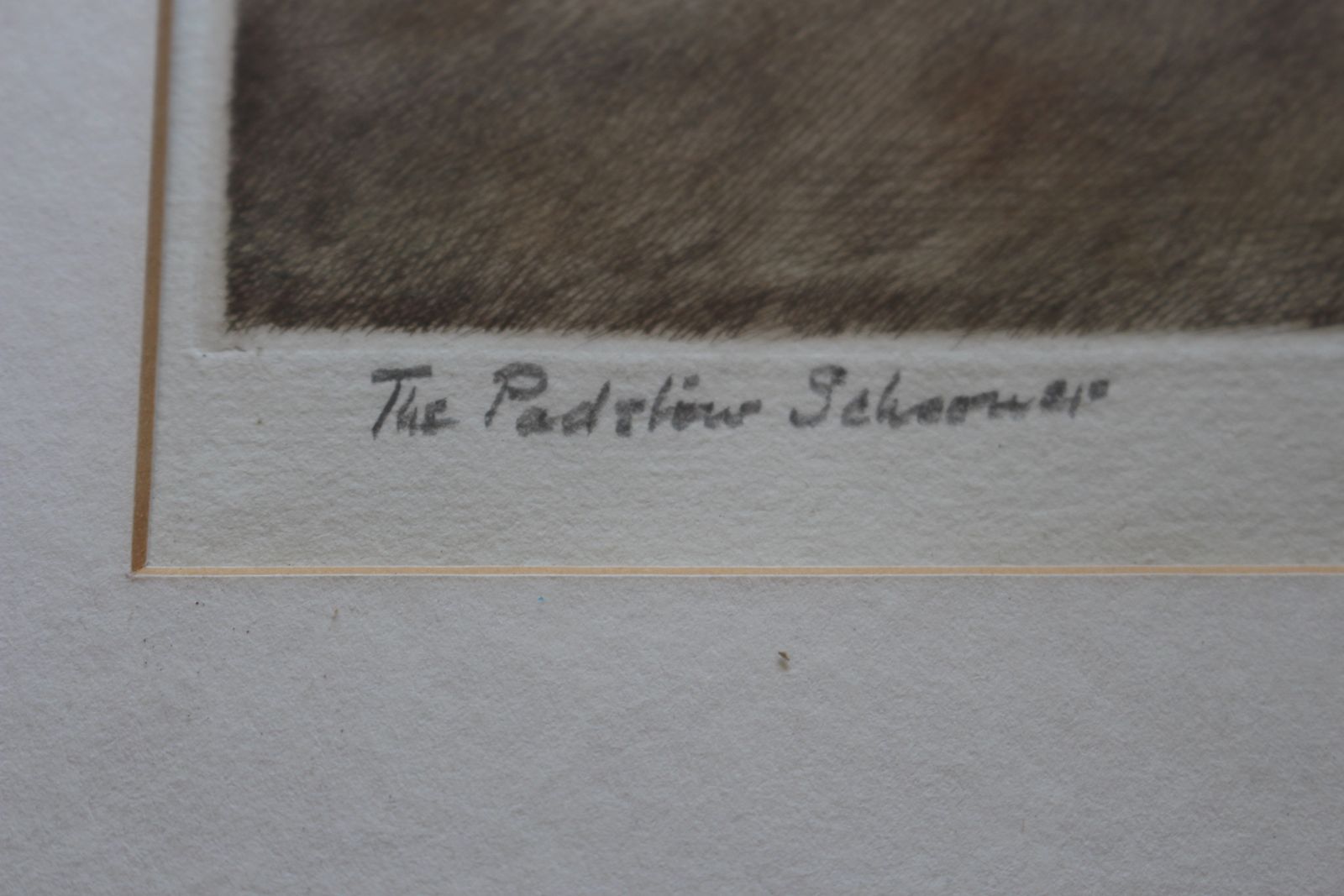 ‘The Padstow Schooner’  Mezzotint By Arthur Hogg photo for sale