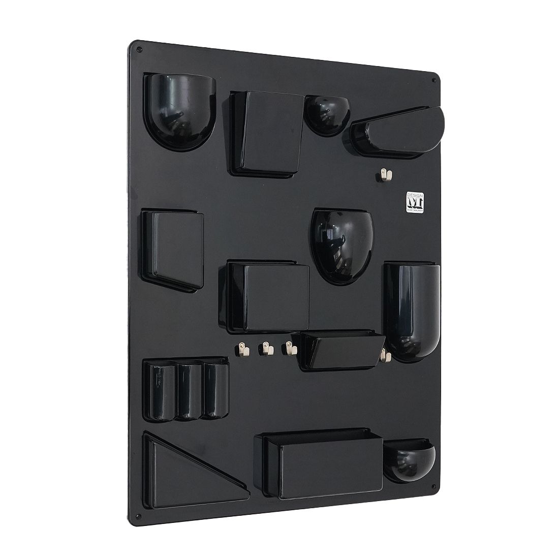 Black “Uten.Silo” Wall Organizer Tray By Dorothee Maurer Becker For Design M, 1960s photo Furniture