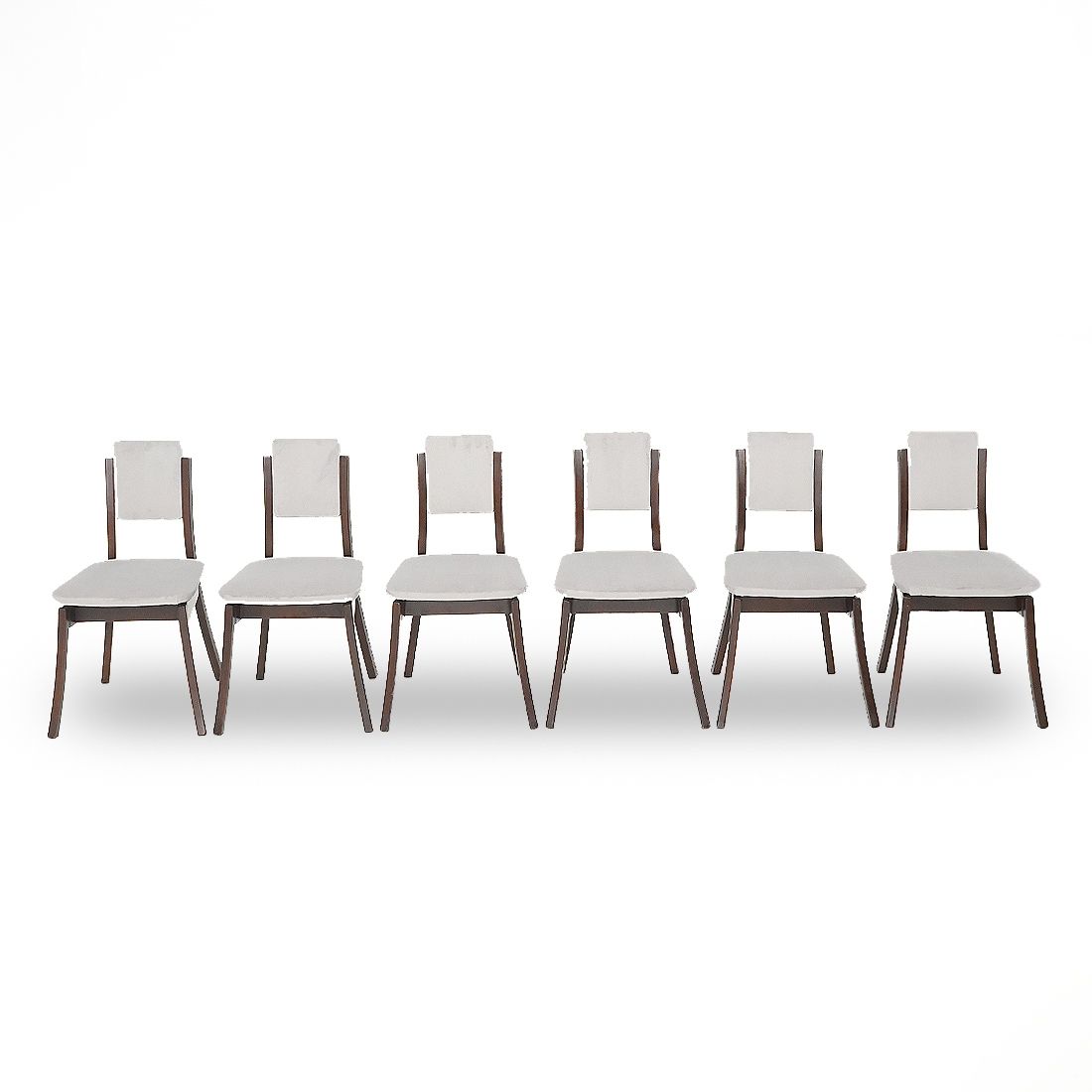 6 Gray Velvet Chairs By Angelo Mangiarotti For La Sorgente Del Mobile, 1970s photo 1875.0
