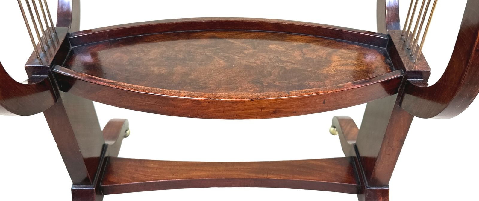 Early 19th Century Mahogany Tricoteuse Occasional Table (France, Circa 1820) photo for sale