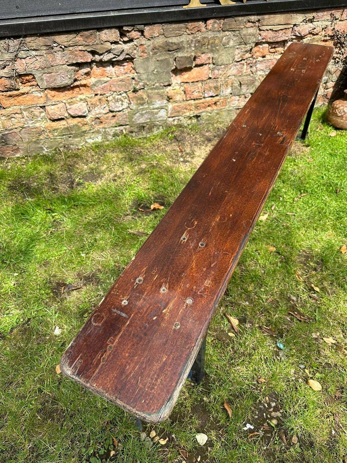 Beer Festival Fold Up Bench / Picnic Bench / Hallway Seating Garden Furniture (2 photo vinterior
