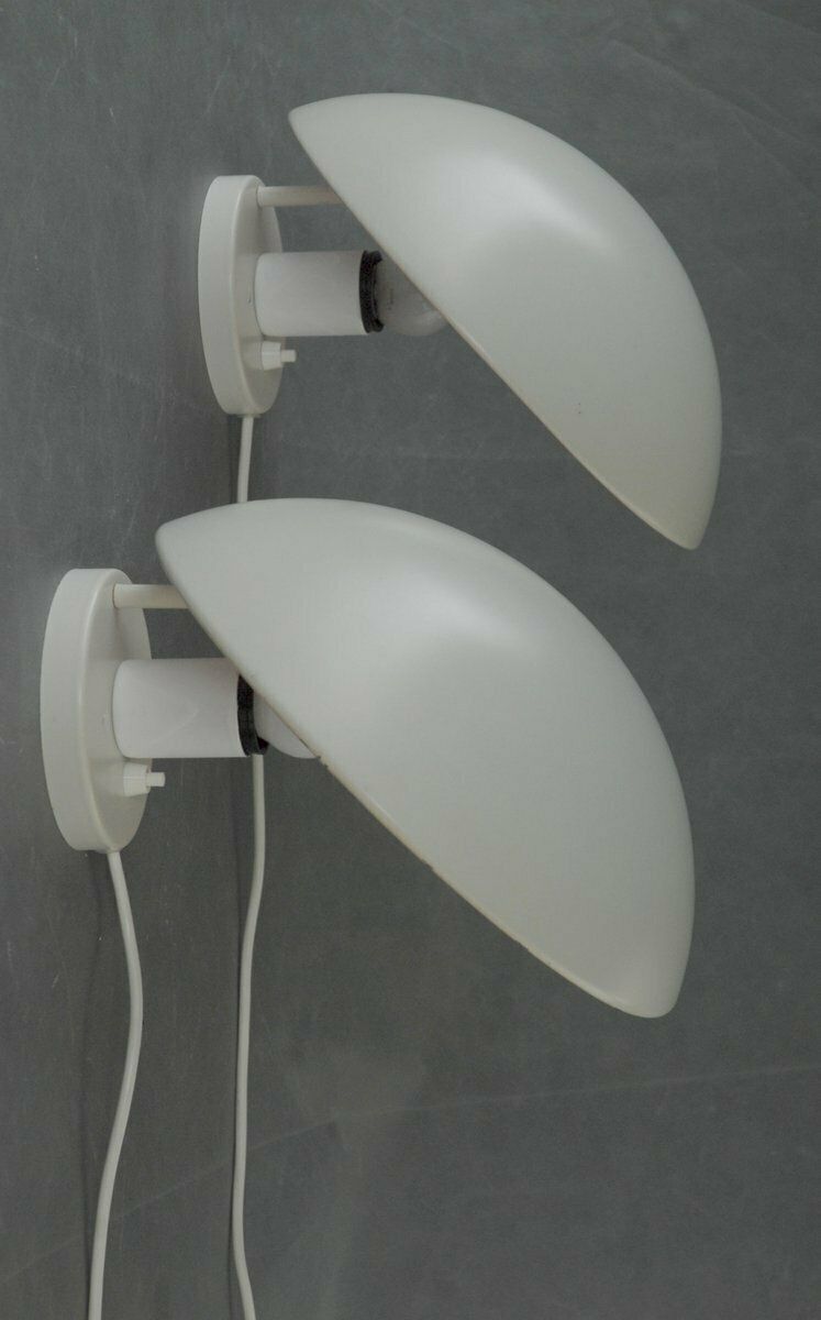 Maxi Ph Hat Wall Lamps By Poul Henningsen For Louis Poulsen, 1970s, Set Of 2