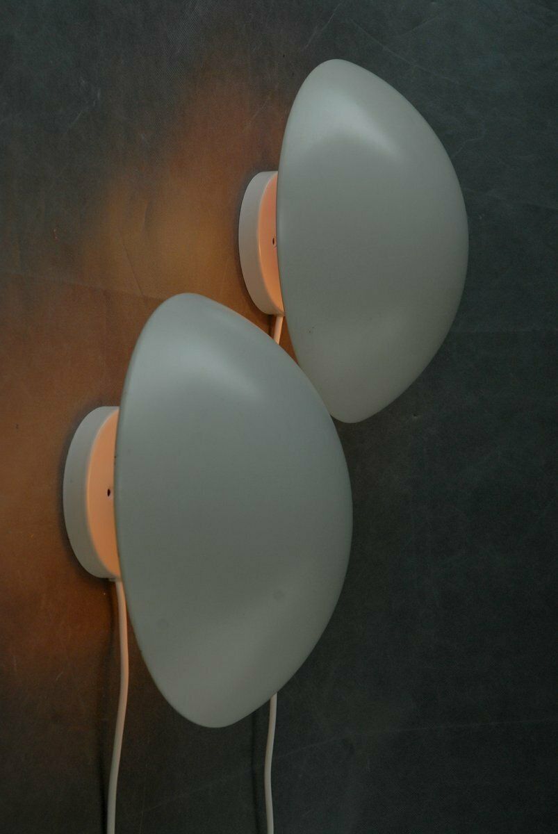 Maxi Ph Hat Wall Lamps By Poul Henningsen For Louis Poulsen, 1970s, Set Of 2 photo for sale