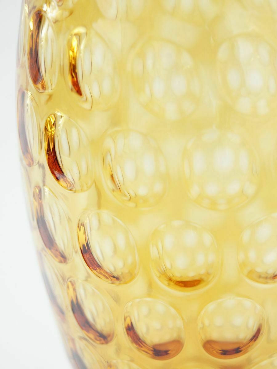 Amber Czechoslovakian Glass Vases From Egermann, 1990s photo 145.0