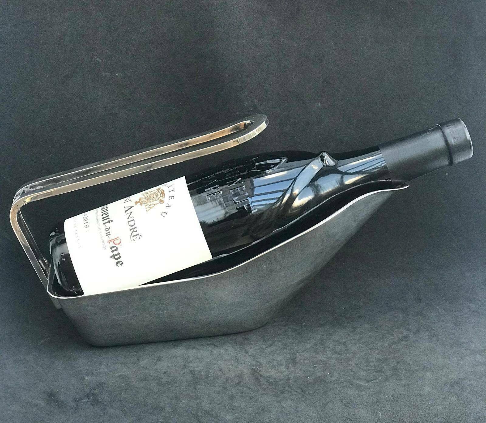 Wine Bottle Holder Cradle Bottle Stand Maestri Made In Italy Wine Cradle, Wine Holder Stand Bar Accessories Gift For Him Bar Tools Luxury photo 261.0